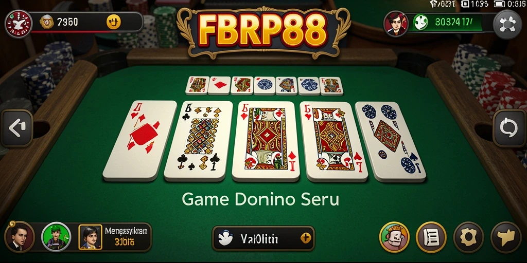 Tampilan gameplay menarik dari FBRP88 dengan domino.