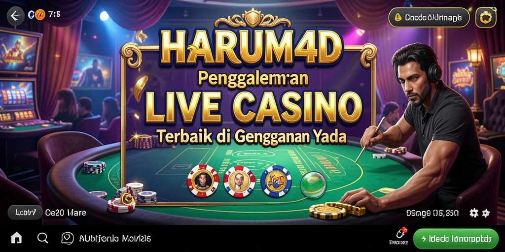 Gameplay langsung yang seru dan menarik dalam aplikasi HARUM4D.