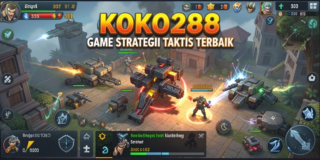 Tangkapan layar gameplay KOKO288 dengan aksi strategis mendebarkan.